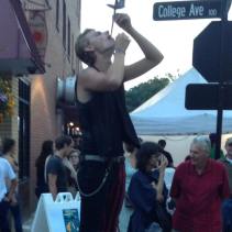 Blacksburg Steppin' Out Festival (sword swallowing!)
